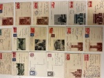 Stamp of France » Entiers Postaux 1936-1953, Lot de plus de 125 entiers postaux de France