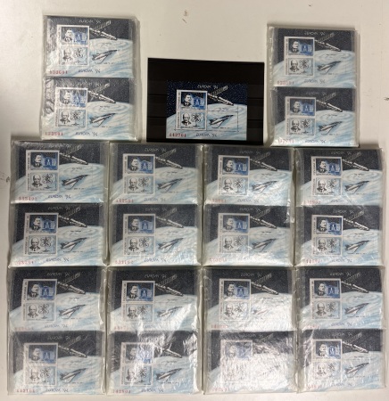 Stamp of Romania Romania: 1994, Europa air post miniature sheet comos topic