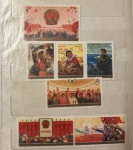 Stamp of China » People's Republic of China 1974-76 Presentation album with various mint sets incl.