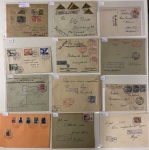 Stamp of Large Lots and Collections Baltics: 1850s-40s, group of 86 covers from a dealer's stock with mostly Latvia