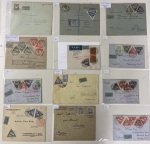 Stamp of Large Lots and Collections Baltics: 1850s-40s, group of 86 covers from a dealer's stock with mostly Latvia