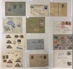 Stamp of Large Lots and Collections Baltics: 1850s-40s, group of 86 covers from a dealer's stock with mostly Latvia