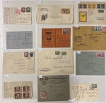 Stamp of Large Lots and Collections Baltics: 1850s-40s, group of 86 covers from a dealer's stock with mostly Latvia