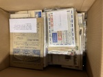 Stamp of Large Lots and Collections 1843-2000, box full of small collection of worldwide