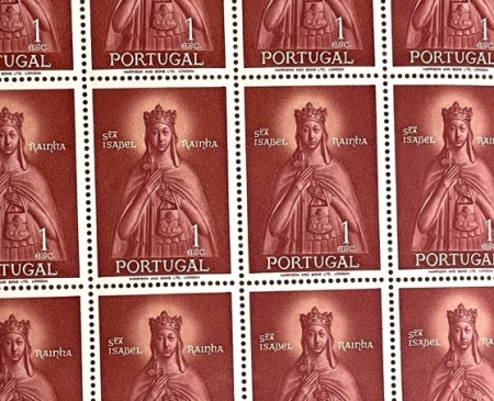 Stamp of Large Lots and Collections Portugal: 1958-60, duplicated accumulation of mint issues filling in a thick stockbook