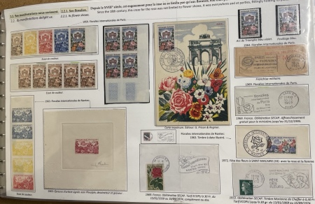 Stamp of Large Lots and Collections "Roses": The impressive Large Vermeil topical exhibition collection shown at Helvetia 2022