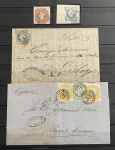 Stamp of Large Lots and Collections Portugal: 1853-1884, stockbook with "52" numeral cancellations of Oporto on mostly King Pedro V and King Luiz imperf issues