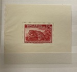 Stamp of Belgian Congo 1943 set of 8 special miniature sheets