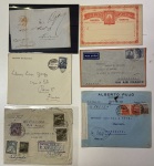 Stamp of Large Lots and Collections Latin America: 1846-1980 Group of 90 covers including