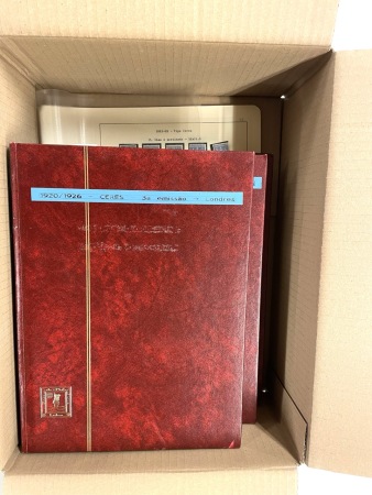 Stamp of Large Lots and Collections Portugal: 1912-30, Mint stock of the popular Ceres issues in three stockbooks and album pages