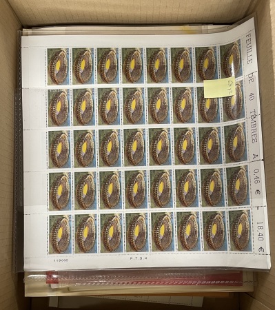 Stamp of Large Lots and Collections 1849-2002, Medium box with albums and loose stamps