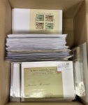 Stamp of Large Lots and Collections 1880-2009, Medium box with covers with FDC and stamps
