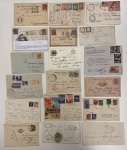 Stamp of Large Lots and Collections 1618-1950 Group of 59 covers incl. extensive prestamp