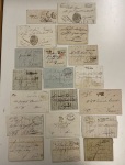 Stamp of Large Lots and Collections 1618-1950 Group of 59 covers incl. extensive prestamp