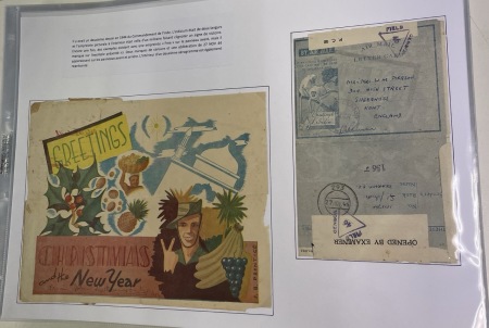 Stamp of Large Lots and Collections Great Britain and British Empire: 1942-1945, WW2 Christmas Aerograms, interesting exhibition collection