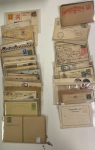 Stamp of Large Lots and Collections All World: 1877-1980, Flat box with more than 220 postal