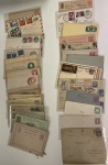 Stamp of Large Lots and Collections All World: 1877-1980, Flat box with more than 220 postal