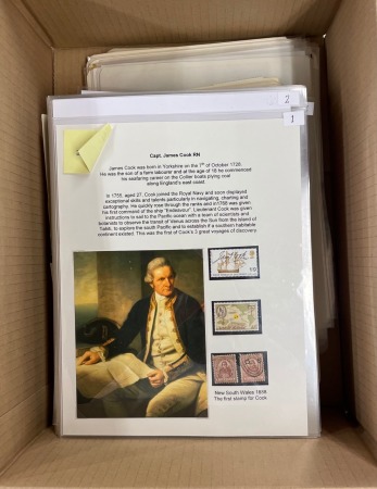Stamp of Large Lots and Collections Cook Islands - Captain Cook: 1888-1990 Exhibition collection