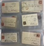 Stamp of Large Lots and Collections Spain: 1860-1887 Mixed accumulation of 120 covers franked