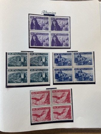 Stamp of Large Lots and Collections Albania: 1913-1943, Interesting collection in a Borek album, including many good items