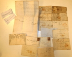 Stamp of Ireland » GB Used In Ireland 1744-1846 Group of fifteen covers, all used within