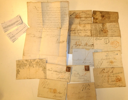 Stamp of Ireland » GB Used In Ireland 1744-1846 Group of fifteen covers, all used within