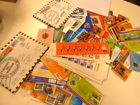 Stamp of Large Lots and Collections France: 1990-2010, Box of mint stamps with good face