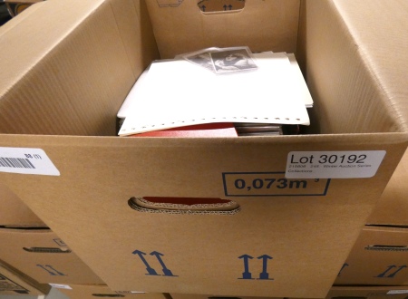 Stamp of Great Britain » Collections 1840-1990s, Extensive accumulation in large box in albums and stockbooks, on pages, etc.