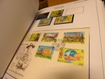 Stamp of Large Lots and Collections Scouting: 1950-2000, 6 big albums (file binders)  full