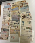 Stamp of Large Lots and Collections All World: 1866-1950's, Medium box with around 450