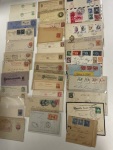 Stamp of Large Lots and Collections All World: 1866-1950's, Medium box with around 450