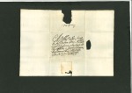 Stamp of Brazil » Postal History 1744 Folded  cover to Portugal addressed to a member