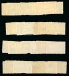 Stamp of Falkland Islands 1938-50 MCA Script 1/2d to £1 two part sets, mint and mint never hinged