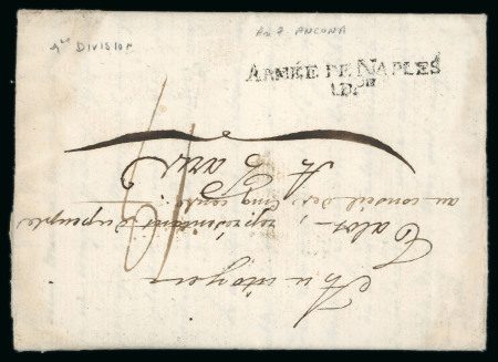Stamp of Italian States » Naples 1799-1811, French army in Naples, collection of 11 covers