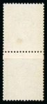Stamp of Egypt » 1922-1936 King Fouad I Definitives » Issued Stamps 1923-34 King Fouad 1st Portrait Issue: 5m Red-brown, unused vertical pair overprint "CANCELLED"