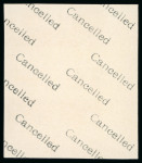 Stamp of Egypt » 1922-1936 King Fouad I Definitives » Issued Stamps 1927-37 King Fouad 2nd Portrait Issue: 4m Pale brown, Royal Cancelled on reverse, control block of four, numbered "A/31"