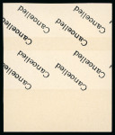 Stamp of Egypt » 1922-1936 King Fouad I Definitives » Issued Stamps 1927-37 King Fouad 2nd Portrait Issue: 10m Violet, Royal Cancelled on reverse, control block of four, numbered "A/34 A/35"