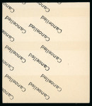 Stamp of Egypt » 1922-1936 King Fouad I Definitives » Issued Stamps 1927-37 King Fouad 2nd Portrait Issue: 50m Deep blue-green, Royal Cancelled on reverse, control block of four, numbered "A/32 A/35"