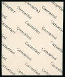 Stamp of Egypt » 1922-1936 King Fouad I Definitives » Issued Stamps 1927-37 King Fouad 2nd Portrait Issue: 100m Deep lilac, dark centre, Royal Cancelled on reverse, control block of four, numbered "A/26"