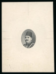Stamp of Egypt » 1922-1936 King Fouad I Definitives » Essays 1926 Unadopted essay by De La Rue: Vignette of centre only showing King Fouad effigy with military attire