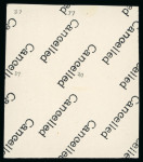 Stamp of Egypt » 1936-1952 King Farouk Definitives  » Issued Stamps 1937-46 Young King Farouk Portrait Issue: 3m Sepia, imperforate, Royal Cancelled on reverse, control block of four, numbered "A/37"