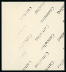 Stamp of Egypt » 1936-1952 King Farouk Definitives  » Issued Stamps 1937-46 Young King Farouk Portrait Issue: 20m Gray-violet, imperforate, Royal Cancelled on reverse, bottom right corner sheet marginal block of four
