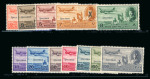 Stamp of Egypt » 1936-1952 King Farouk Definitives  » Essays 1953 Airmail essays for the King Farouk Issue: Complete set of twelve from 2m to 200m showing "X" obliteration on Farouk's face and Specimen overprints