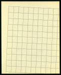 Stamp of Egypt » 1936-1952 King Farouk Definitives  » Issued Stamps 1937-46 Young King Farouk Portrait Issue: 6m Yellow-green, Royal oblique perforation, a complete mint sheet of 100