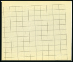 Stamp of Egypt » 1936-1952 King Farouk Definitives  » Issued Stamps 1937-46 Young King Farouk Portrait Issue: 40m Sepia, Royal oblique perforation, a complete mint sheet of 100