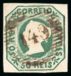 Stamp of Large Lots and Collections Portugal - Cancellations: First Reform period cancellation study arranged in a stockbook with numerals from 130-230