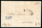 Stamp of Large Lots and Collections Portugal: 1802-94 pre-stamp (mostly) and stampless postal history collection