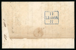 Stamp of Large Lots and Collections Portugal: 1802-94 pre-stamp (mostly) and stampless postal history collection
