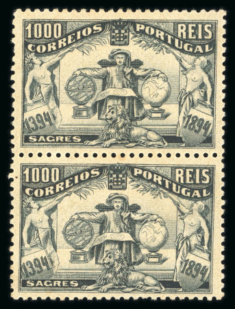 Stamp of Portugal 1894 Henry the Navigator mint set in vertical pairs