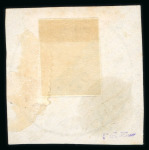 Stamp of Egypt » 1866 First Issue » Issued Stamps 2pi Yellow, perforation 12 1/2, inverted watermarked, used, diagonally bisected on fragment tied by clear crisp ALESSANDRIA cds